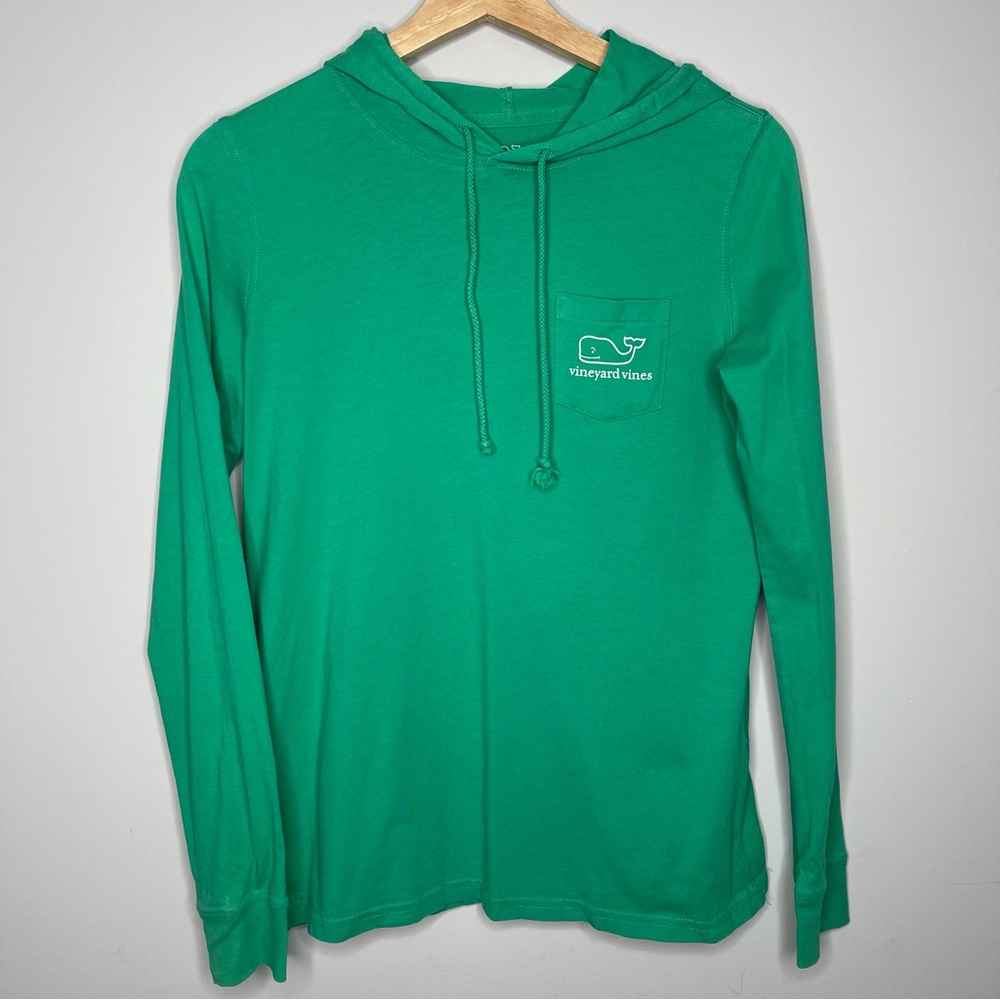 Vineyard Vines Lightweight‎ Green Hoodie (X-Small)